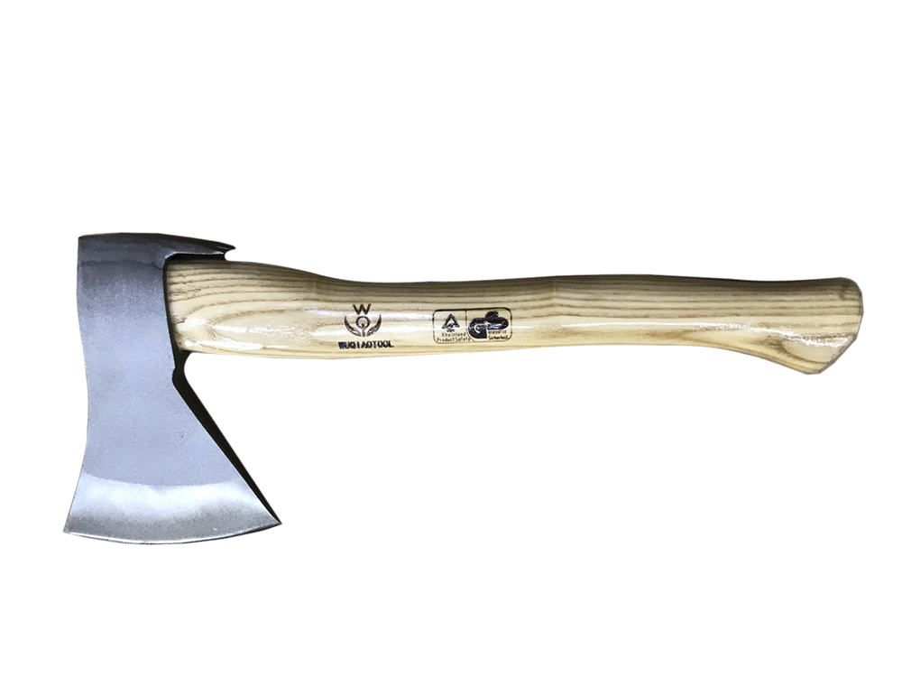 NA612-1 800G-原始式木柄斧-吴桥工具-斧头,把斧,锤头,带柄锤,柴尖,锛头